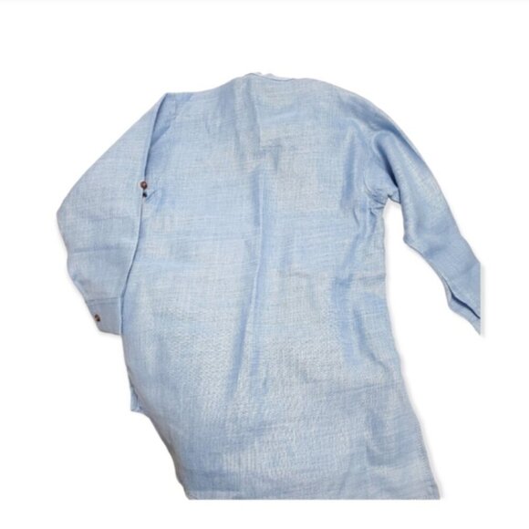 Boys Blue formal tunic longsleeve shirt - Picture 3 of 3